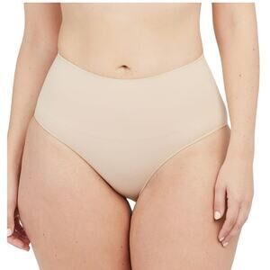 SPANX Womens Everyday Shaping Panty Brief Soft Nude Size Large Shapewear Panties